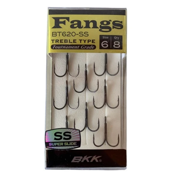 BKK Spear-20 SS Üçlü İğne 8'li Paket No:6 ürün görseli 1
