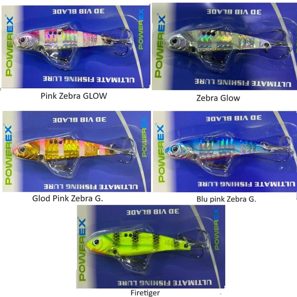 Powerex Ufl Minnow 3D Vib Blade 6.5cm 13gr Vibrasyon Lrf Jig Yem ürün görseli 1