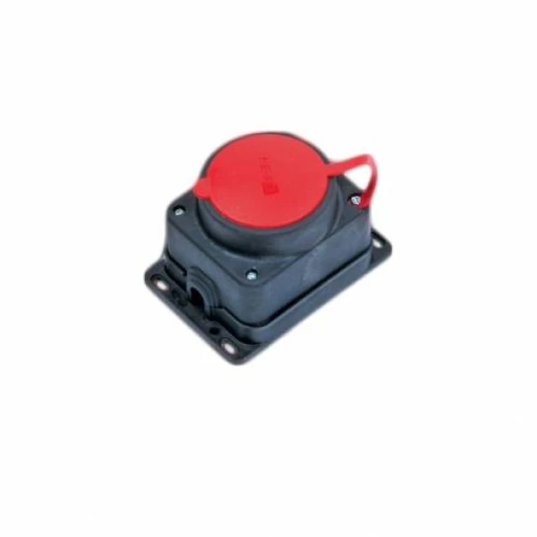 NE-AD 4007 KAUÇUKLU DUVAR PRİZ 3*25 A ürün görseli 1