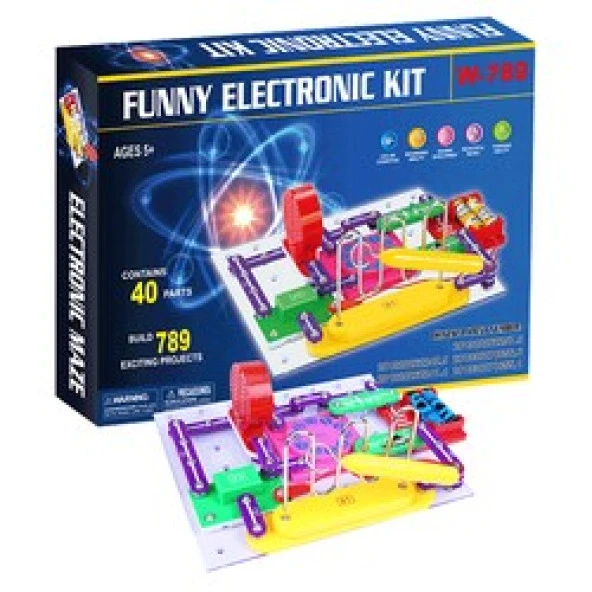 Funny Electronic Kit Eğlenceli ve Öğretici Elektronik Deney Seti 100+ Deney 5+ Yaş ürün görseli 1
