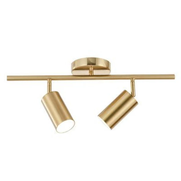 Rsylight Retro Metal Eskitme Kaplama 2 Li 180 Derece Hareketli Led Spot Avize Günışığı Ampullü ürün görseli 1