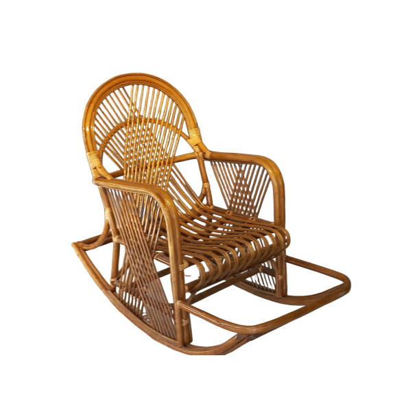 Bambu Sallanan Sandalye - Resim 4