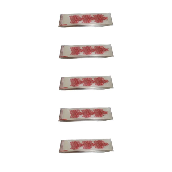 Çatal Kaşık Bıçak Poşeti - Afiyet Olsun Yazılı Baskılı - Şeffaf - 1 Kg. lık 5 Paket ürün görseli 1