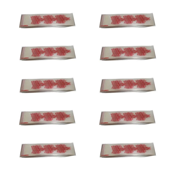 Çatal Kaşık Bıçak Poşeti - Afiyet Olsun Yazılı Baskılı - Şeffaf - 1 Kg. lık 10 Paket ürün görseli 1