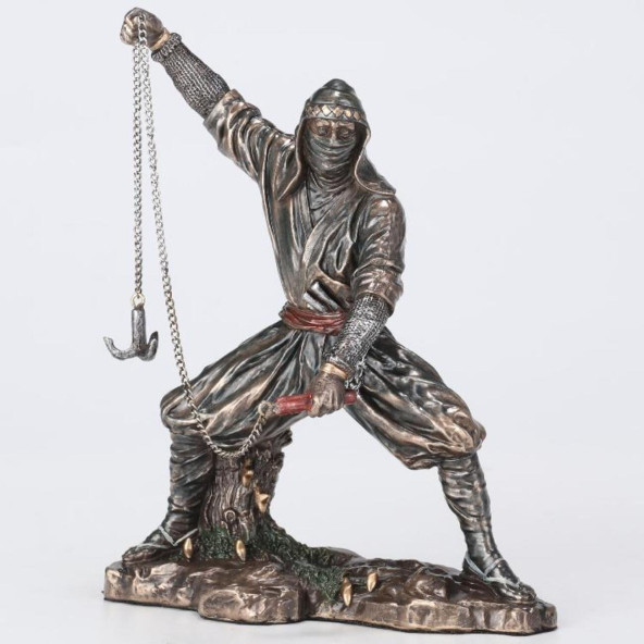 VERONESE BİBLOLAR-Wise Uzakdoğu Figür-WISE NINJA-13x7x16 CM-JWU78197A4 ürün görseli 1