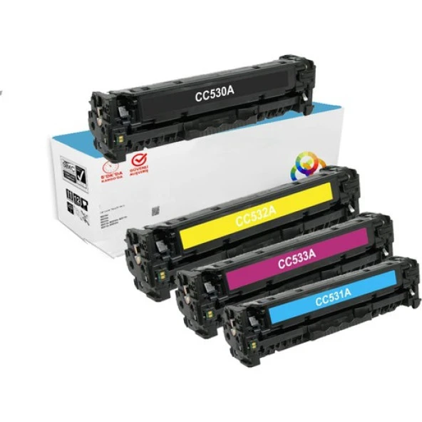 PlusPrint Hp 304A - Hp Colorlaserjet CM2320FXI 1 Set Uyumlu Muadil Toner ürün görseli 1