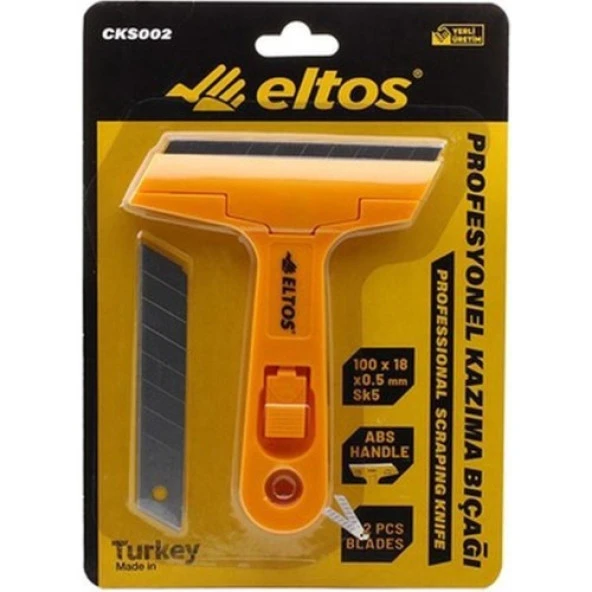 Eltos Profesyonel Cam Kazıma Bıçağı 2 Yedekli - Resim 2