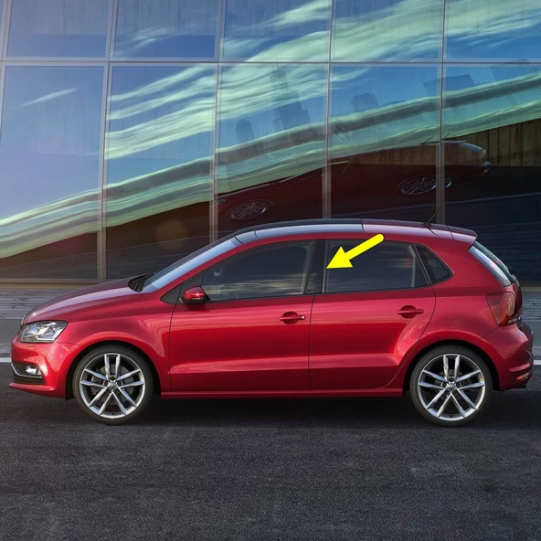 VW Polo 2015-2017 Sol Kapı Orta B Direği Kaplaması Siyah 6R4853289A ürün görseli 1