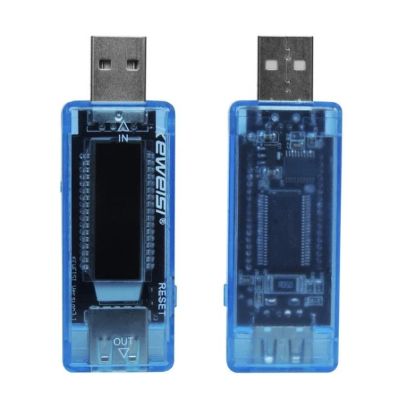 Valkyrie Keweisi USB Tester Akım Ölçer Voltmetre Ampermetre ürün görseli 1
