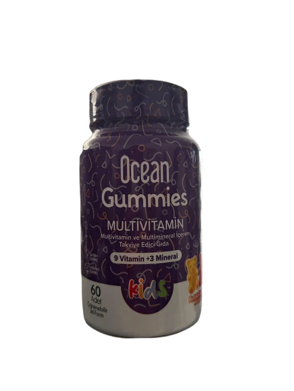 Ocean Gummies Multivitamin 60 Çiğnenebilir Jel Form 8697595873724 ürün görseli 1
