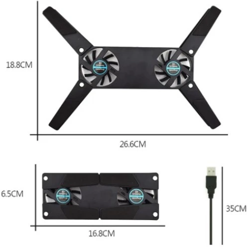 Periboia Katlanabilir Laptop Soğutucu ürün görseli 1