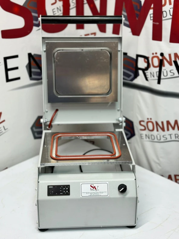 Sönmez SV 350 Manuel Tekli Kase Tabak Kapatma Makinesi White ürün görseli 1
