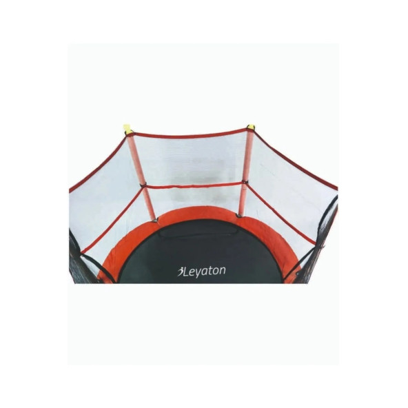 Clifton Trambolin Fileli Korumalı Kolay Kurulum, Ev Bahçe Tipi (152 Cm - Kırmızı) ürün görseli 1