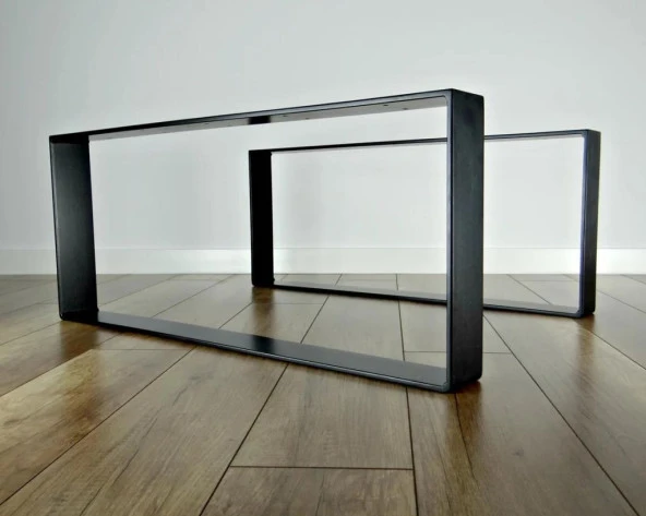40 Cm Sehpa Ayağı Metal Balkon Sehpası Ayağı Dikdörtgen ürün görseli 1