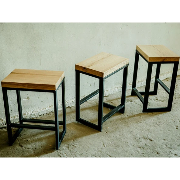 Metal Bar Sandalyesi Ev İçin Bar Sandalyesi Yüksek Tabure ürün görseli 1