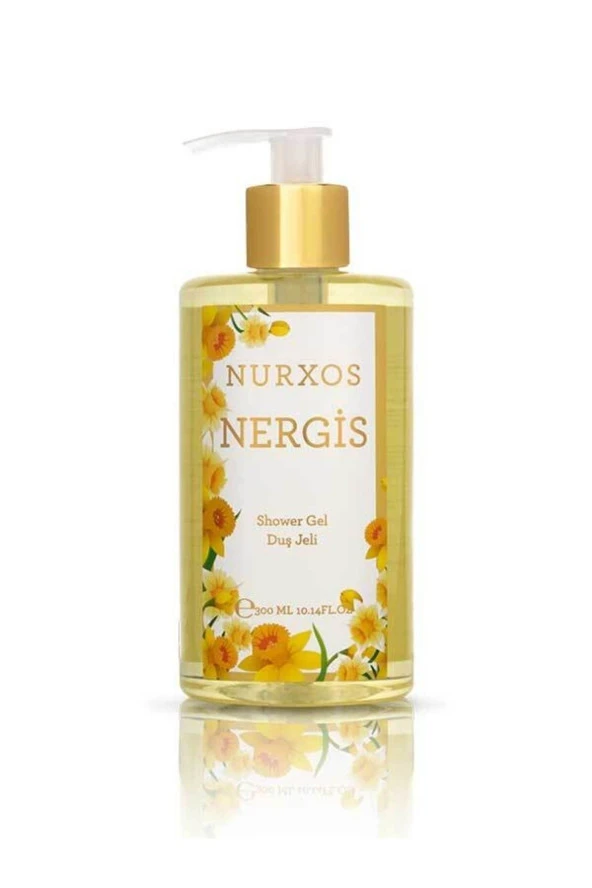 Nurxos Nergis Unisex Duş Jeli 300 ML – Meyveli Odunsu Koku - 9203 ürün görseli 1