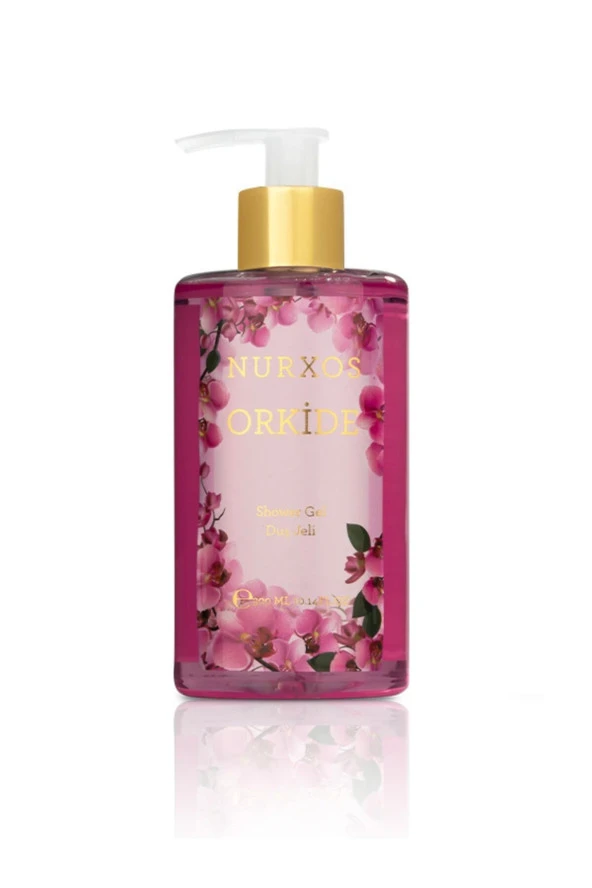 Nurxos Orkide Kadın Duş Jeli 300 ML – Çiçeksi Meyveli Koku - 9206 ürün görseli 1