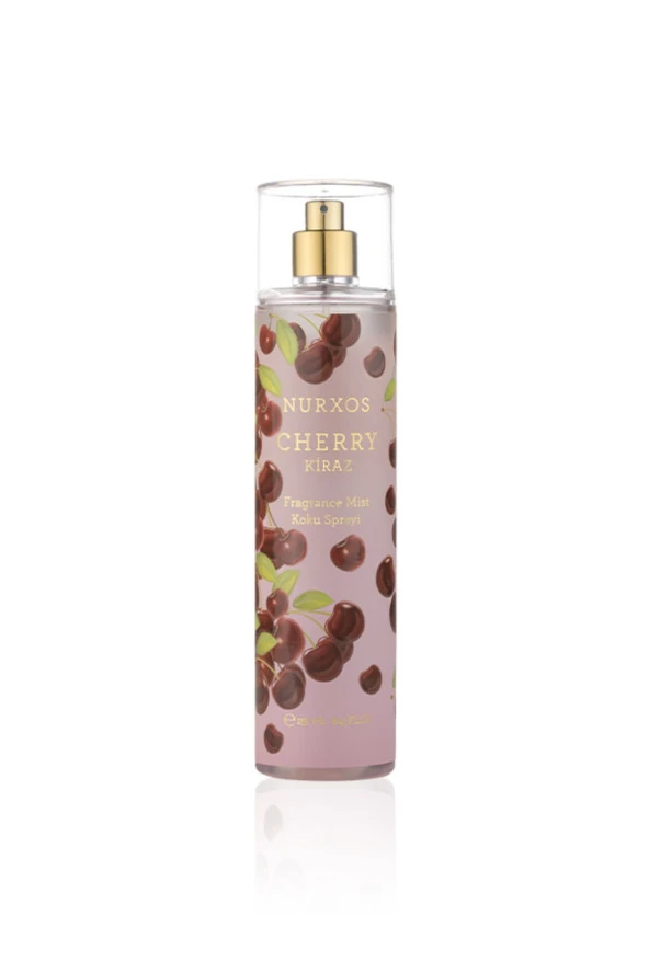 Nurxos Cherry Fragrance Mist 250 ML – Tatlı Meyvemsi Vücut Spreyi - 9074 ürün görseli 1