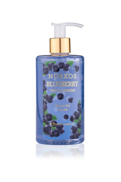 Nurxos Yaban Mersini (Blueberry) Duş Jeli 300 ML – Meyvemsi Çiçeksi, - 9227 ürün görseli 1