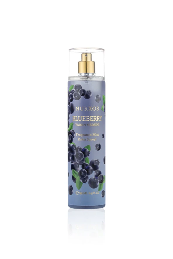 Nurxos Blueberry Fragrance Mist 250 ML – Çiçeksi Meyveli Vücut Spreyi - 9077 ürün görseli 1