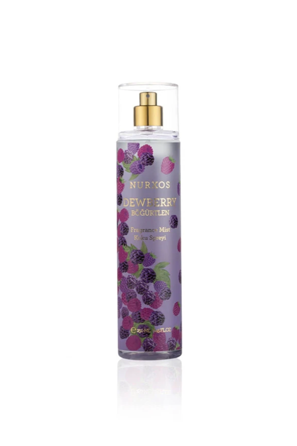 Nurxos Dewberry Fragrance Mist 250 ML – Odunsu Meyveli Vücut Spreyi - 9076 ürün görseli 1
