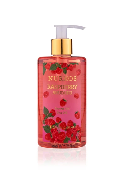 Nurxos Ahududu (Raspberry) Duş Jeli 300 ML – Meyvemsi - 9225 ürün görseli 1