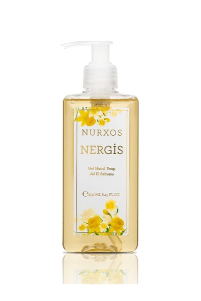 Nurxos Nergis Jel El Sabunu 250 ML – Meyveli Odunsu Parfümlü Sıvı Sabun - 9524 ürün görseli 1