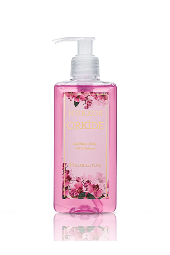 Nurxos Orkide Jel El Sabunu 250 ML – Çiçeksi Meyveli Parfümlü Sıvı Sabun - 9506 ürün görseli 1