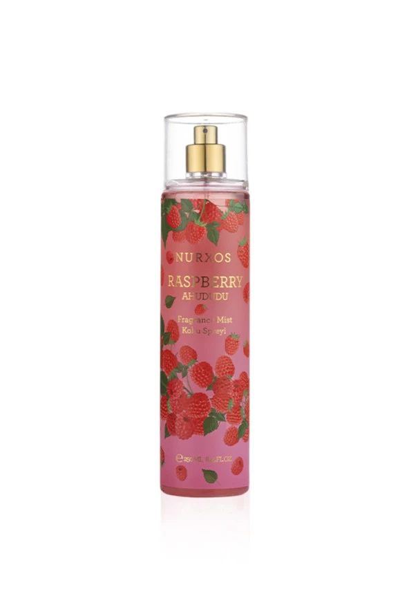 Nurxos Raspberry Fragrance Mist 250 ML – Gourmand Meyveli Vücut Spreyi - 9075 ürün görseli 1