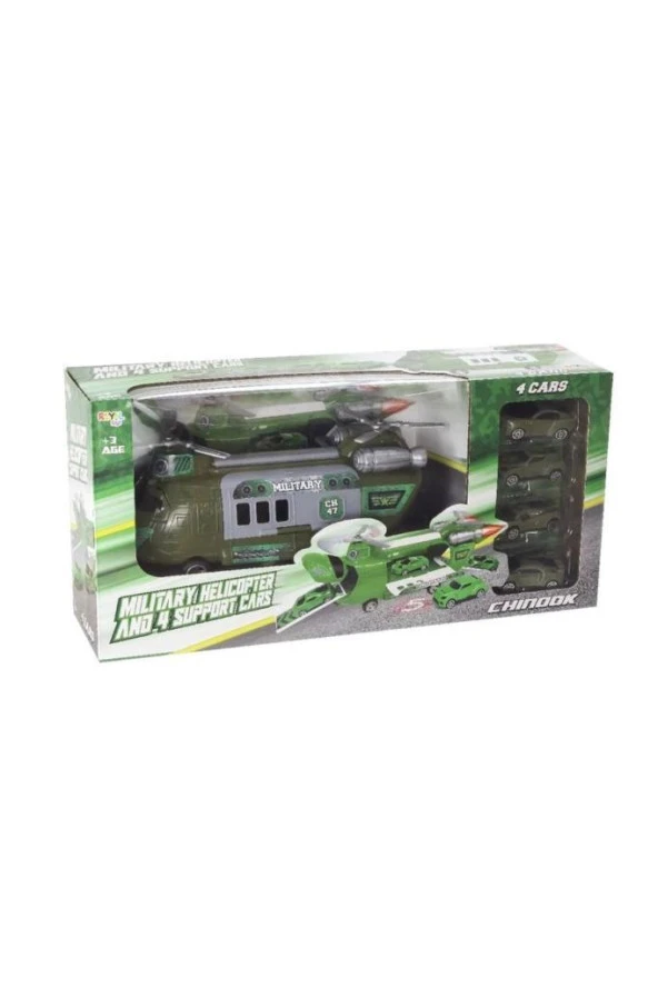Royal Toys 4 Arabalı Askeri Helikopter RYL-7053 ürün görseli 1
