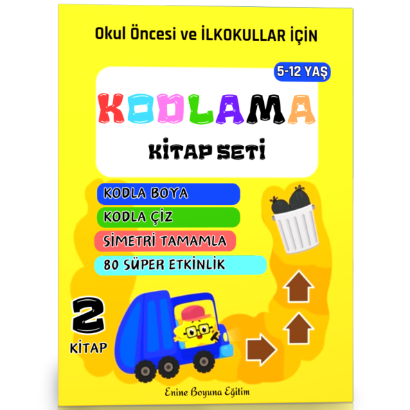 Okul Öncesi ve İLKOKULLAR İÇİN KODLAMA Kitap Seti ürün görseli 1