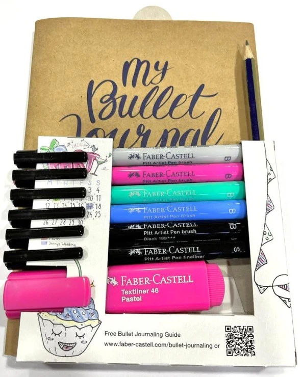 Faber-Castell 267125 - Başlangıç Seti Bullet Journaling, 9 Parçalı ürün görseli 1