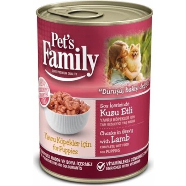 Pets Famıly Kopek Konservesı Kuzu Etlı 400 Gr ürün görseli 1