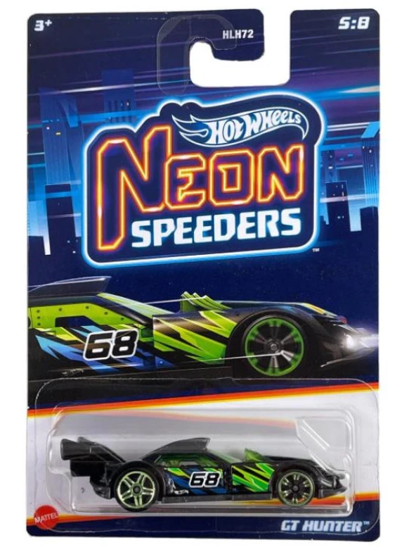 Hot Wheels Neon Speeders GT Hunter HLH77 ürün görseli 1