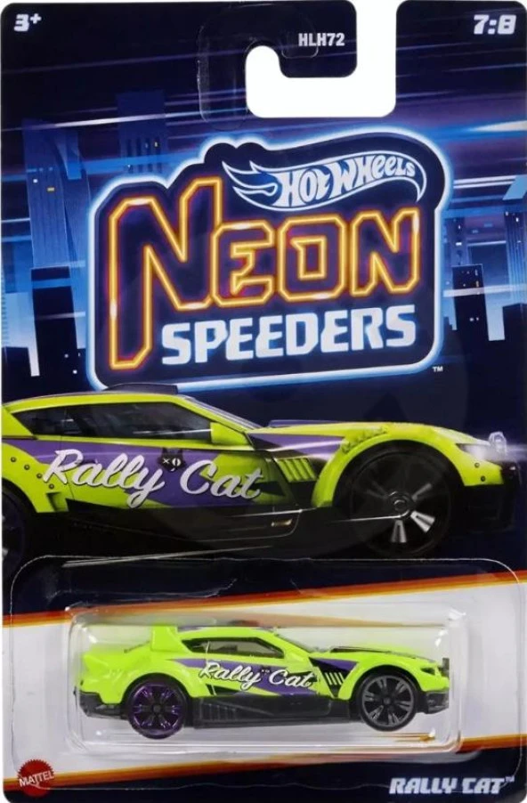 Hot Wheels Neon Speeders Rally Cat HLH79 ürün görseli 1