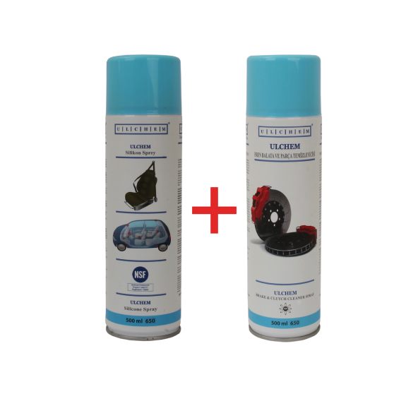 Ulchem Silikon Sprey & Balata Temizleyici Sprey 500 ml ürün görseli 1