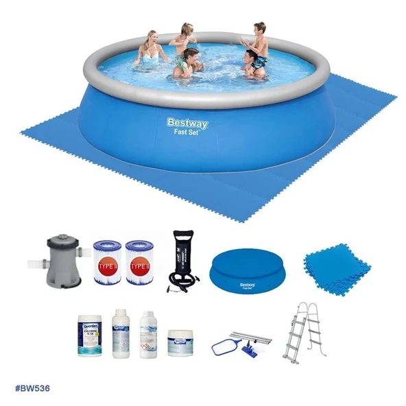 Büyük Şişme Havuz Seti 457x122cm  BW536 57289 ürün görseli 1