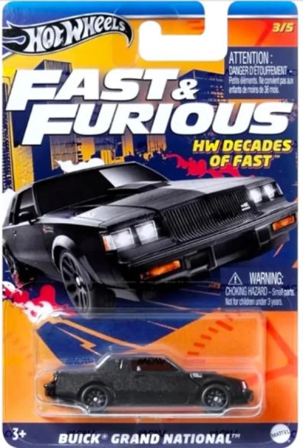 Hot Wheels Fast & Furious Buick Grand National HRW43 ürün görseli 1