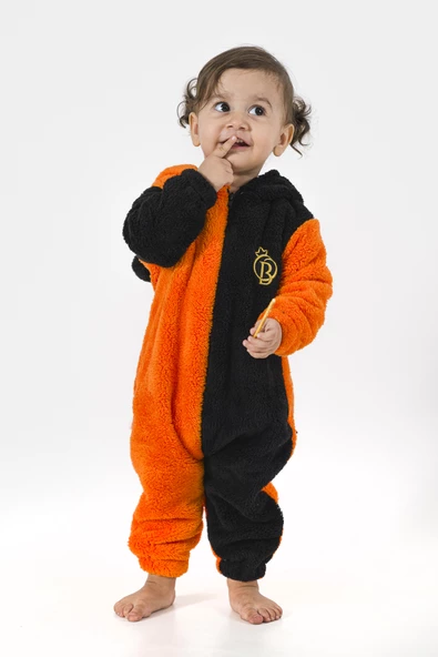 Welsoft Peluş Fermuarlı Kışlık Unisex Kız Erkek Bebek Uyku Tulumu Bebek Tulumu Çocuk Tulumu ürün görseli 1
