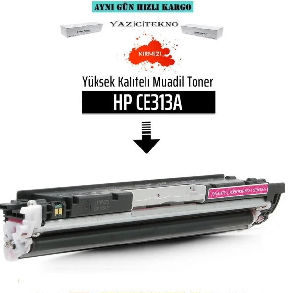 Yazicitekno Hp Ce313A Kırmızı Muadil Toner /Wb/126A/M175/Cp1012/Cp1020/Cp102 ürün görseli 1