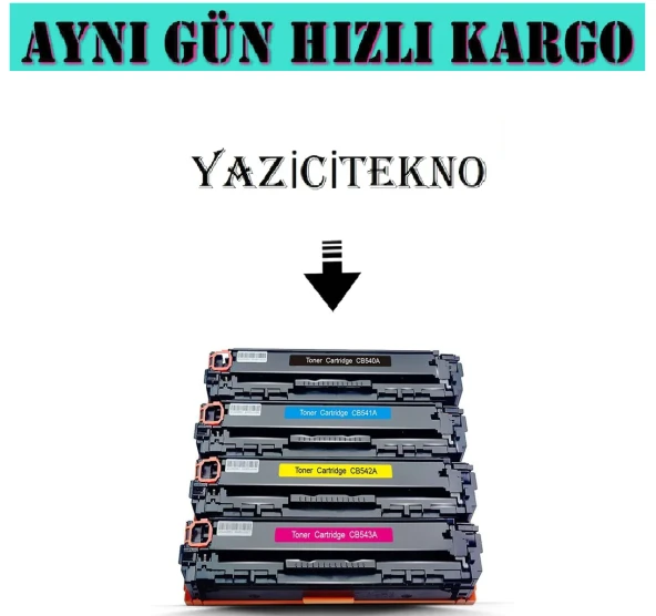 Hp Ce320A/21A/22A/23A Muadil Takım Toner /Np/128A/Cm1410/Cm1415/1 ürün görseli 1