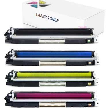 Hp Ce310A Muadil Takım Toner 4'Lü Set  126A  Cp1025  M275Nw ürün görseli 1
