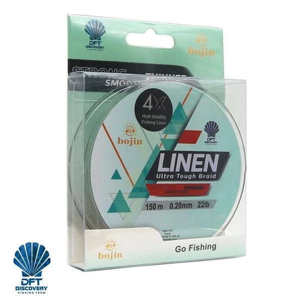 DFT Bojin 4x Linen İp Misina 150 Metre ürün görseli 1