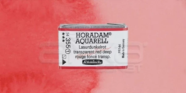 Schmincke Horadam Aquarell 1/1 Tablet 355 Transparent Red Deep seri 1 ürün görseli 1