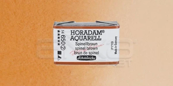 Schmincke Horadam Aquarell 1/1 Tablet 650 Spinel Brown seri 2 ürün görseli 1