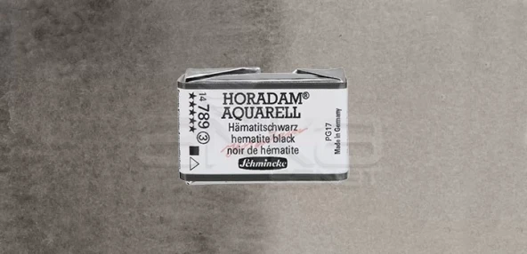 Schmincke Horadam Aquarell 1/1 Tablet 789 Hematite Black seri 3 ürün görseli 1