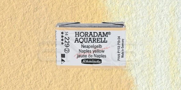Schmincke Horadam Aquarell 1/1 Tablet 229 Naples Yellow seri 2 ürün görseli 1