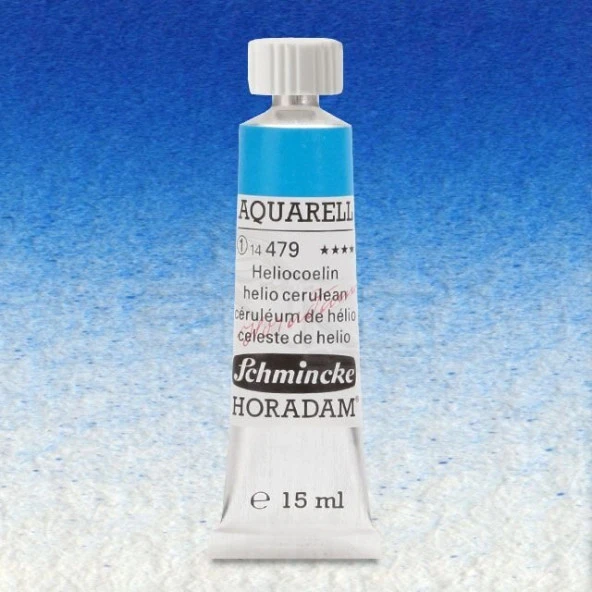 Schmincke Horadam Aquarell Tube 15ml Seri 1 Helio Cerulean 479 ürün görseli 1