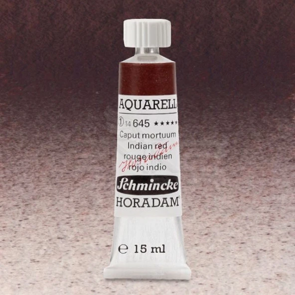 Schmincke Horadam Aquarell Tube 15ml Seri 1 Indian Red 645 ürün görseli 1