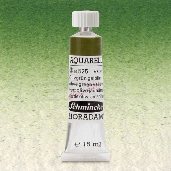 Schmincke Horadam Aquarell Tube 15ml Seri 2 Olive Green Yellowish 525 ürün görseli 1